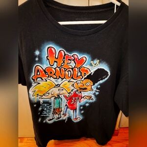 Nickelodeon Hey Arnold XL Vintage Graphic T Shirt Very Clean barely Used. Clean